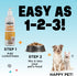 Dinovite Lickochops Supplement for Dog & Cat, Enhanced with Omega-6, 3 Fatty Acids, Probiotics, Vitamin E, 16 oz