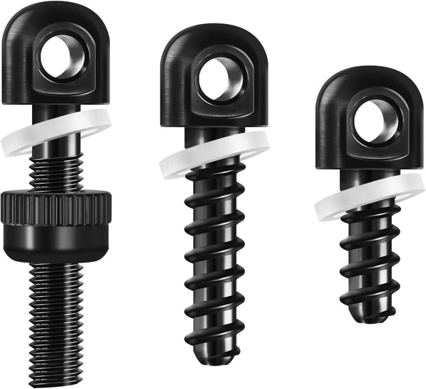 GUGULUZA 1/2", 3/4" Wood Sling Swivel Screws for Rifles & Shotguns Swivel Stud Base