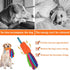 ASOCEA Dog Tug Toy with Flirt Pole - Aggressive Chewers Squeaky Bungee Rope Toy for Outdoor Exercise & Training