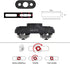 QD Adapter Stud Mount Attachment for Mlok Rail System