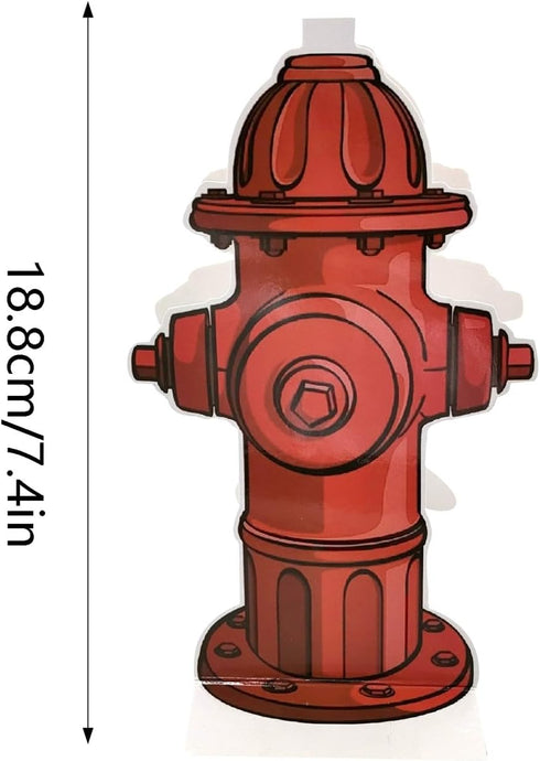 Generic (5PC) Fire Hydrant Dog Training Post Indoor Puppy Potty Supply Realistic Design Pee Station with Mesh Toilet