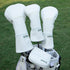 Golf Headcovers for Driver, Fairway, Hybrid, Blade, Mallet Putter Cover, Premium Leather Waterproof Design