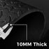 BierBear 4x6ft 10mm Gym Floor Mat Thick - Large TPE/NPE Foam Workout Mat for Home Gym, Garage Floor, Yoga & Exercise