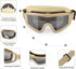 xaegistac Airsoft Goggles, Tactical Safety Goggles, Anti Fog Glasses for Hunting and Cycling