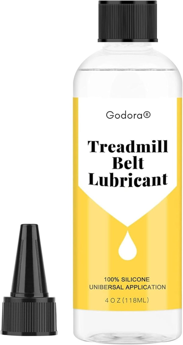 Premium 100% Silicone Lube, 4 Ounces for Treadmill Belt Lubrication, Easy to Apply Lubricant Oil for Treadmills