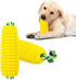 Sumind Dog Tough Corn Toys for Aggressive Chewers, Indestructible Squeaky Toothbrush Interactive Toys for Small Medium