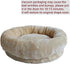Cat Tree Tower Accessories, Replacement Parts Round Top Cushion Cover Bed for Cat Perch (13.8", Beige)