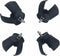 new star tattoo 4pcs Golf Ball Retriever - Suction Cup Ball Grabber Tool for Golf Screws and Putter