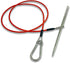Fish Stringer for Spearfishing - Coated Stainless Steel Cable with Heavy Duty Carabiner