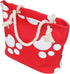 Premium Dog Cat Puppy Kitty Animal Paws Print Canvas Tote Shoulder Bag
