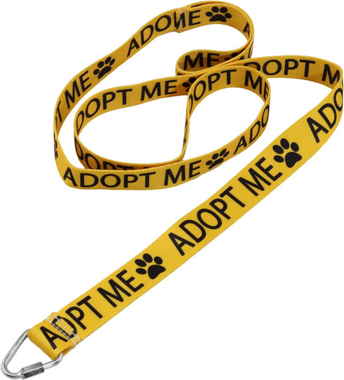 Adopt Me Dog Leash Wrap Gift for Dog Owners, New Puppy Dog Rescue Gift (Adopt ME Leash)