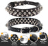 Spiked Dog Collar for Small Dogs, Soft PU Leather Spike Puppy Collar for Kittens, Small Medium Pets (Pink S)