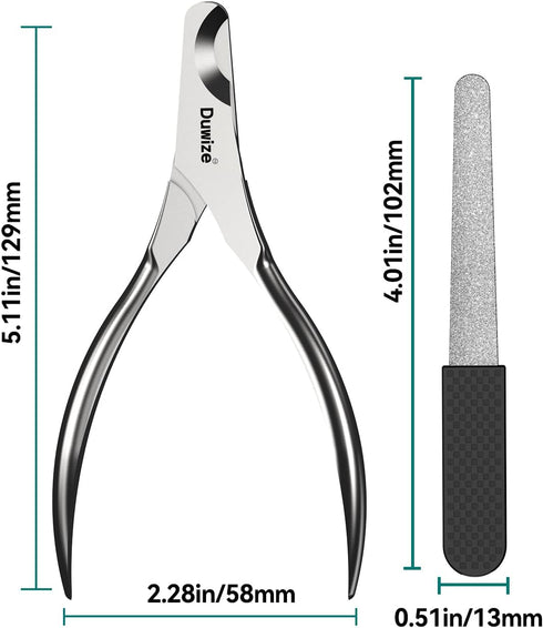 Dog Nail Clippers with Built-in Spring, 1.22-Inch Large Opening, Professional Pet Nail Trimmers for Medium to Large Dogs