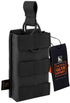 KRYDEX Tactical MOLLE Open-Top 5.56mm Mag Pouch with Strap for M4 M16 .223 Magazines, Single/Double/Triple