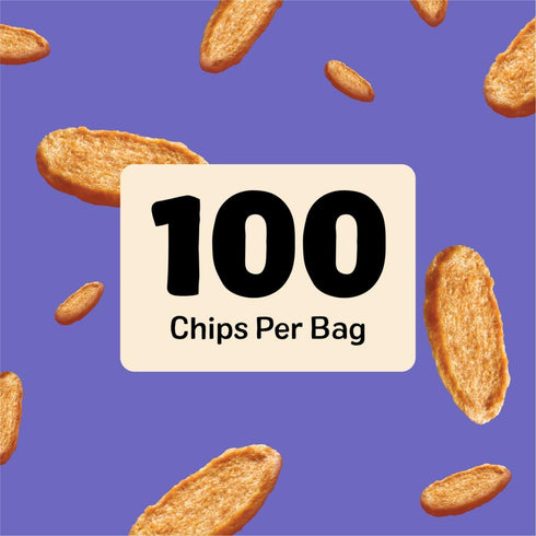 100% 8 oz Three Dog Bakery Bark'N Crunch! Chicken Chips with Real Chicken - - Crunchy Treats for Dogs - High Protein