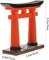IMIKEYA Japanese Torii Gate Decoration for Fish Tank, Mini Torii Model for Aquarium Landscape and Fairy Gardens
