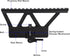 Side Scope Mount - Quick Detach Scope Mount Side Picatinny Rail for Red Dot Optic Scope