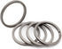 Side Pushing Titanium Key Rings for Key Carabiner, Quick Release EDC Split Rings
