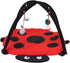 Foldable Cat Activity Play Mat Tent Multi Function Pet Bed with Hanging