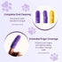 4-Pack HICC PET Dog Toothbrush, Anti-Slip Dog Tooth Brushing Kit, Dog Finger Toothbrush for Plaque and Tartar Cleaning