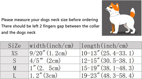 Leather Dog Collar, Heavy Duty Metal Buckle, Soft & Comfy Pet Collar, Waterproof & Odorproof, Adjustable for Custom