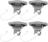 SEWACC 4pcs Air Valve - Inflatable Boat Spiral Air Plugs Replacement Kayak Screw Valve Cover for Rubber Dinghy