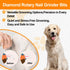 Diamond Rotary Pet Nail Grinder Bits - 2PCS Replacement Head for Dog Nail Care, 1/8" Grinder Wheel