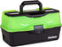Flambeau Outdoors 6383AMG 3-Tray Classic Tray Tackle Box, Portable Tackle Organizer, Frost Green/Black