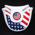 Stars & Stripes Golf Mallet Putter Head Cover Protector with Magnetic Closure