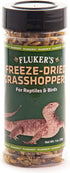 Fluker's Nutrient-Packed Freeze Dried Grasshoppers, Ideal for Lizards, Reptiles, Birds, Fish, Hedgehogs, 1.7 oz