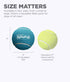 Outward Hound Squeaker Ballz Fetch Dog Toy, Large, 4 count (Pack of 1)