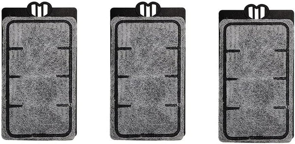 Aquarium Filter for Fish Tank, Water Clean Pump for Turtle Tanks, Reptiles, Amphibians, with 3PCS Cartridges