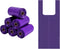 Purple T-Shirt Poop Bags with Easy-Tie Handles Leak-Proof, Extra Thick Waste Bags
