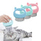 3 Pcs Pet Hair Grooming Massage Comb for Cat Dog, Shedding Brush Shell Comb to Remove Matted Fur (Blue, Green, Pink)