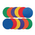 S&S Worldwide Spectrum 5", Anti-Skid Soft Round Vinyl Spot Markers for PE/Gym Classes, Set of 12
