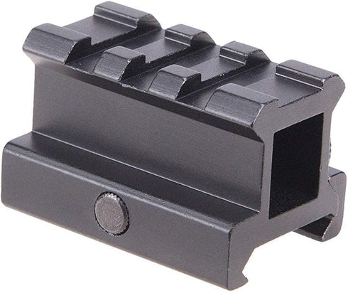 Gotical 3/4" Riser See Through 3 Slot Picatinny Rail, Weaver 20 mm Rail Mount for Scopes and Optics