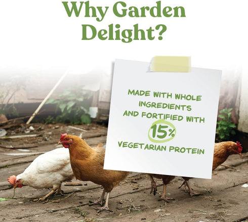 Manna Pro Garden Delight Treats for Chickens, Poultry, Bird, Duck, 2.25 lbs