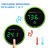 Digital Fish Tank Thermometer with LED Display, Cordless Temperature Sensor, HI/LO Alarm, Touch Screen
