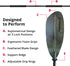 SeaSense 96 in X-II Kayak Paddle in Military Green (8674)