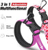 TSPRO Hands Free Dog Leash for Medium to Large Dogs, Adjustable Durable Leash with Padded Handle (Black)