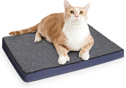 Dog Bed Mat, Reversible Crate Pad Mattress (Cool & Warm), Waterproof Linings, Removable Machine Washable Cover