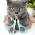 Upgraded 2 Pcs Pet Nail Clippers and Trimmer, Professional Nail Clippers for Cats, Small Dogs, and Any Small Pets