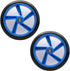 Z-FIRST 2PCS 200mm 9 Adult Scooter Wheels with ABEC Bearings for Razor and Adult Kick Scooters