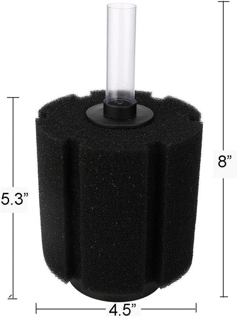 Bio Sponge Filter 60 Gal for Betta Fry Shrimp Aquarium Fish Tank (1-Pack)