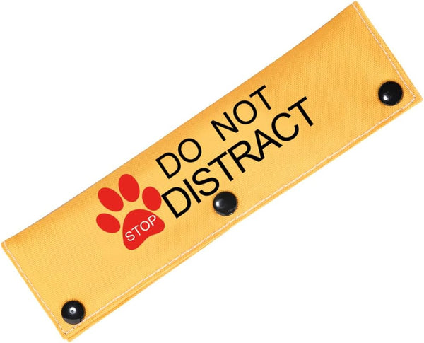 Service Dog Leash Sleeve, Do Not Distract Wrap for Working Dogs