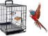 2 Pack Stainless Steel Bird Bowls for Cage, Parrot Food Water Feeder, Hanging Bowl Crate Cups for Small Animals