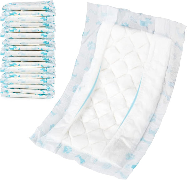Disposable Dog Diaper Booster Pads M - 100 Count, Dog Diaper Liners