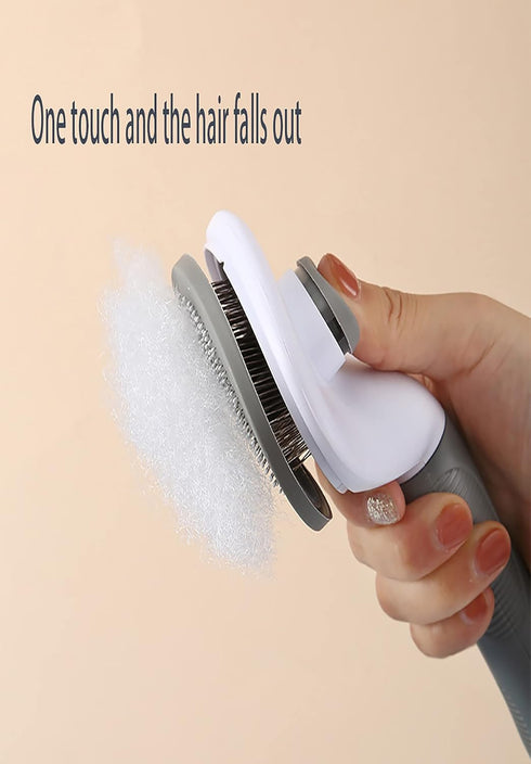 Peine para perros y gatos | Cepillo para quitar el pelo de los animales (Blue)