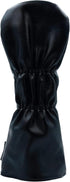 Skeleton Golf Club Headcover - Skull and Crossbones Driver, Fairway Wood, Hybrid PU Leather Headcover in White and Black
