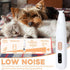 2024 Upgrade Pet MicroPrecision Trimmer - Waterproof Rechargeable Hair Clippers with LED Light for Paws, Eyes, Ears,